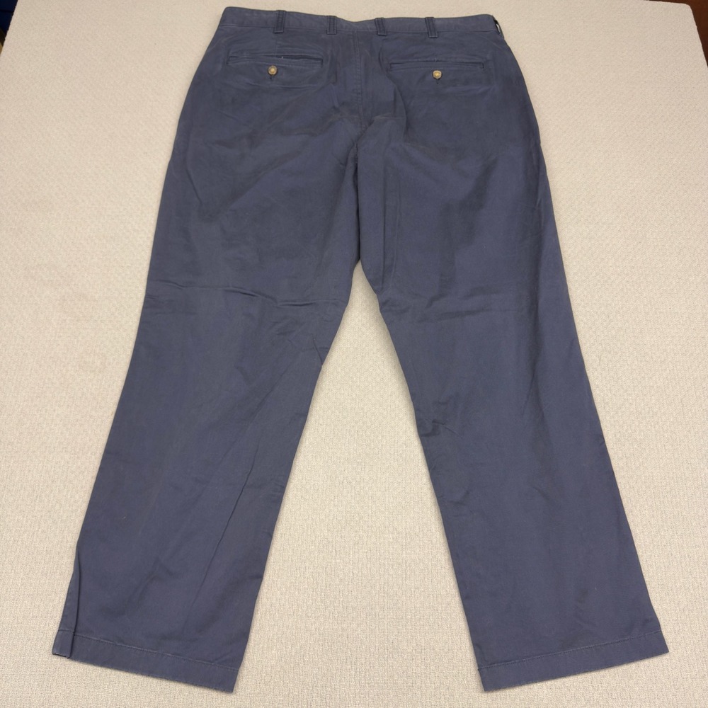 Duluth Trading Pants Mens 40x30 Navy Blue Canvas Chino Minimalist Workwear - Picture 2 of 9